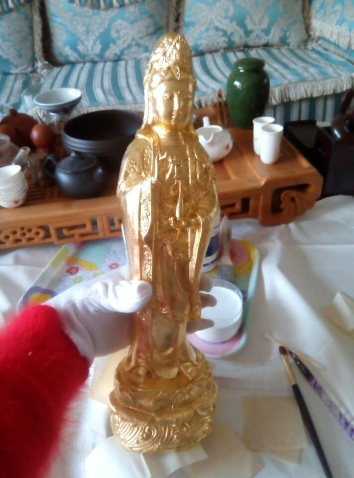 金易佛像贴金工艺有甚么法式？