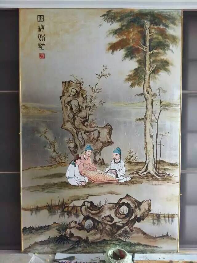甚么是金箔画？